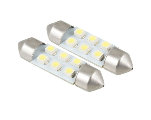 Лампочка светодиоды  салона бел. 12-Т11- 6SMD