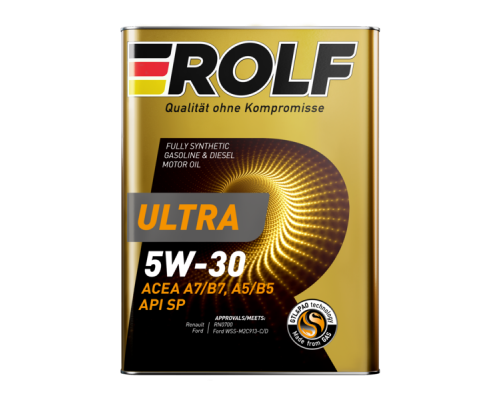 Масло моторное ROLF ULTRA 5W30 A5/B5 API SP 4л ж/б