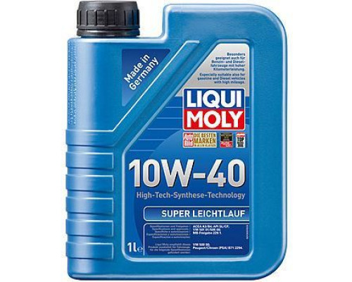 Масло моторное LiquiMoly  10w40  п/с 1л. LM 1928