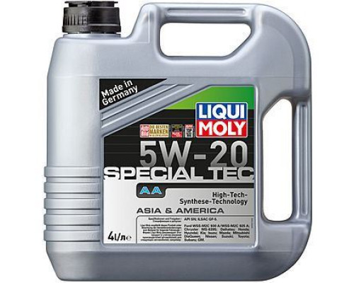 Масло моторное LiquiMoly  5w20 синт Leichtlauf Special AA 4л (7621)