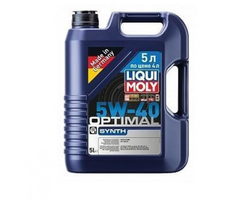 Масло моторное LiquiMoly 5w40  синт Optimal 5л (2293)