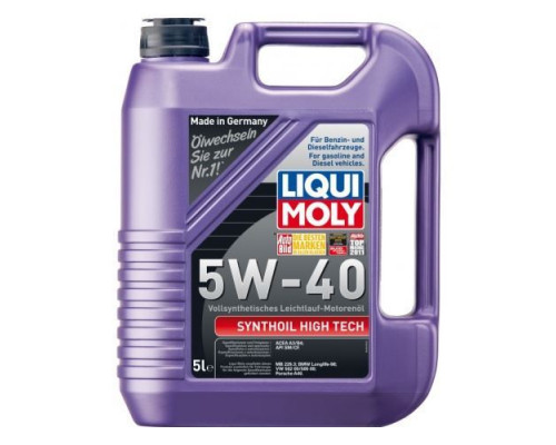 Масло моторное LiquiMoly 5w40  синт  5л.Synthoil High Tech (1925)