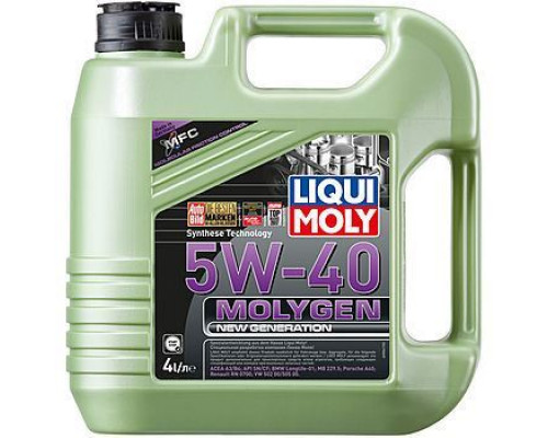 Масло моторное LiquiMoly 5w40 синт MOLYGEN 4л (8578)