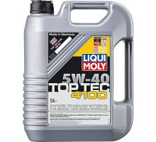 Масло моторное LiquiMoly 5w40 синт 5л. TopTec 4100