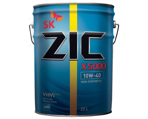 Масло моторное ZIC X  5000  10w40 20л
