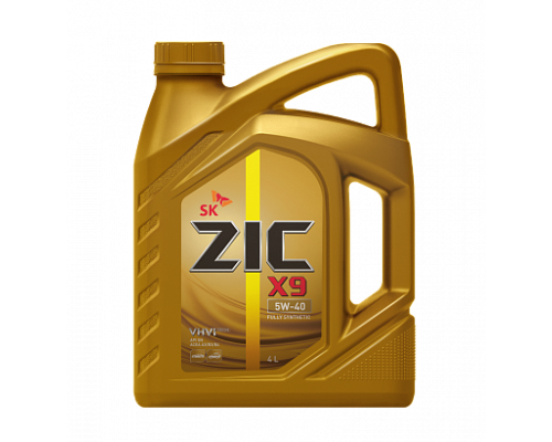 Масло моторное  ZIC Х9  5w40 синтетика 4 л