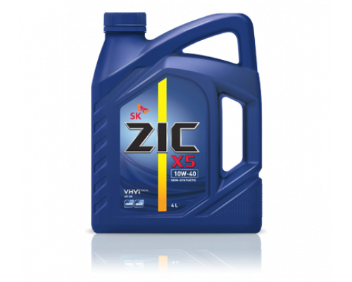 Масло моторное ZIC  Х5 10w40 п/с 4л SM