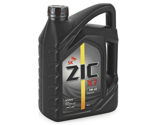 Масло моторное ZIC  Х7  5w40 синтетика 4л.