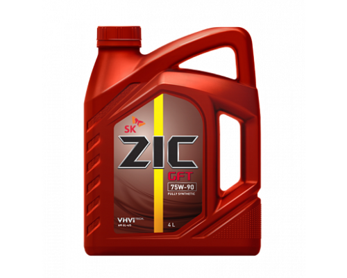 Масло трансмиссионное ZIC GFT 75w90 GL4/5 (синт) 4л
