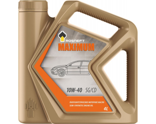 Масло моторное Роснефть Maximum 10w40 4л п/с
