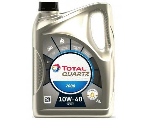 Масло моторное ТОТАЛ 7000  10w40 QUARTZ  п/с  4л