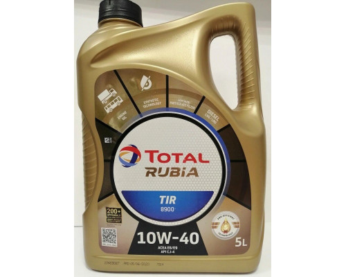 Масло моторное ТОТАЛ RUBIA  TIR 8900 10w40  5л.