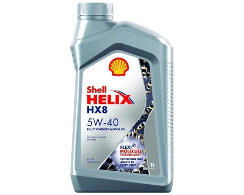 Масло моторное SHELL  Helix   5w40  НХ8  1 л синтетика (Турция)