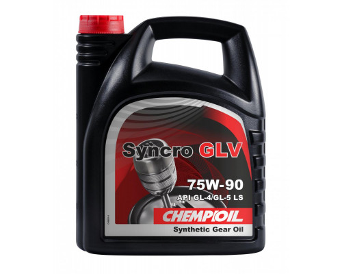Масло трансмиссионное CHEMPIOIL Syncro GLV 75w90  GL4/GL5 LS  синт. 4л пласт.