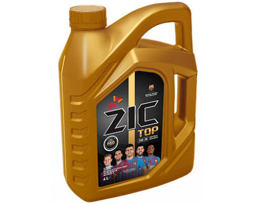 Масло моторное ZIC   TOP 5w30  синтетика  4л VW 502/505