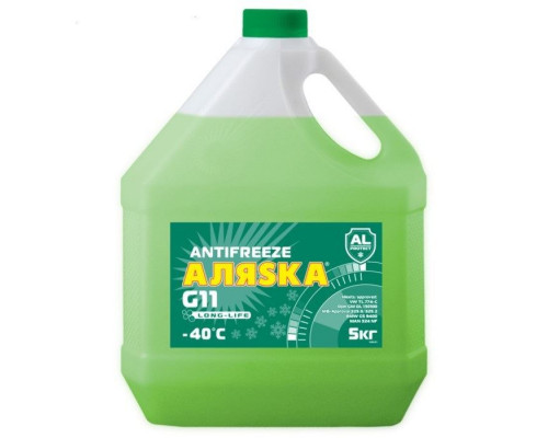 Антифриз  Лонг Лайф Аляска ЗЕЛЕНЫЙ 5кг