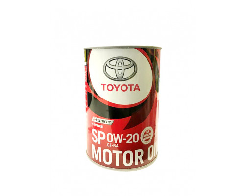 Масло моторное Тойота MOTOR OIL  синтет.  0w20  1л.SP/GF-6A