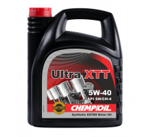 Масло моторное CHEMPIOIL  Ultra XTT 5w40 A3/B4 синт. 4л +1л  пластик  (АКЦИЯ)