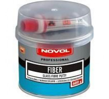 Шпатлевка NOVOL  600гр. стекловол. Fiber