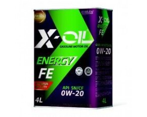Масло моторное X-Oil Energy FE  0w20 SN/CF 4л