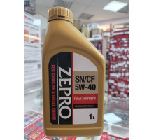 Масло моторное ZEPRO GASOLINE&DISEL F-S  5w40 1л.SN/CF пласт.