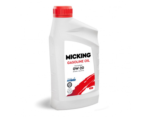 Моторное масло Micking Gasoline Oil MG1 синт 0W20  SP/RC 1л