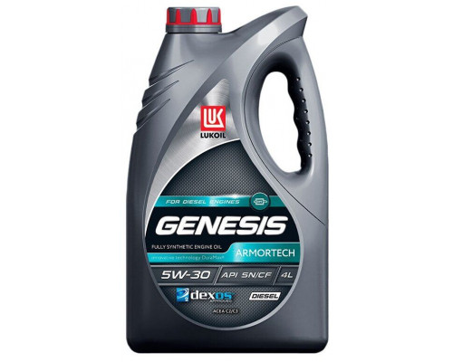 Масло моторное ЛУКОЙЛ GENESIS  Armortech 5w30  dexos2 С2/С3  4л  дизель