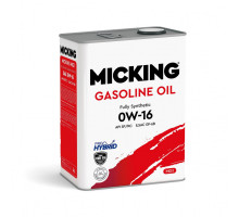 Масло моторное  Micking Gasoline Oil MG1  0W16 API SP/RC 4л