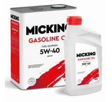 Моторное масло Micking Gasoline Oil MG1 синт 5W40  SP 5л. АКЦИЯ