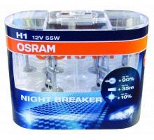 Лампочка "OSRAM"  H1 12в. 55w+110% NIGHN BREAKER